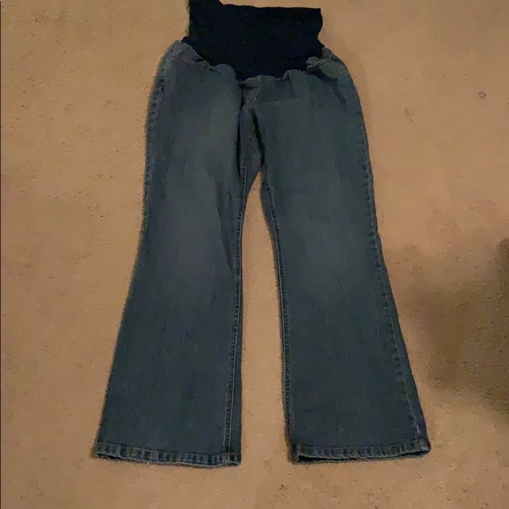 Motherhood Maternity Jeans Petite/Short Large